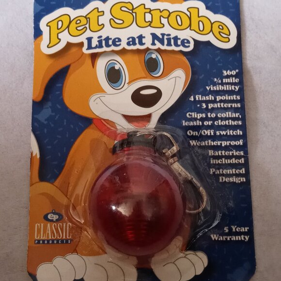 Pet Collar Pendant LED dog And Cat collar Night lights pendant security luminous - Picture 1 of 2